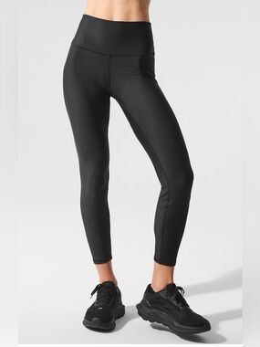 Alo 7/8 High Waist Airlift High-Rise Black Performance Leggings. Size XXS. UEC!